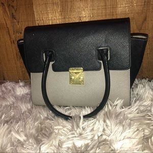 Modern Gray & Black purse
